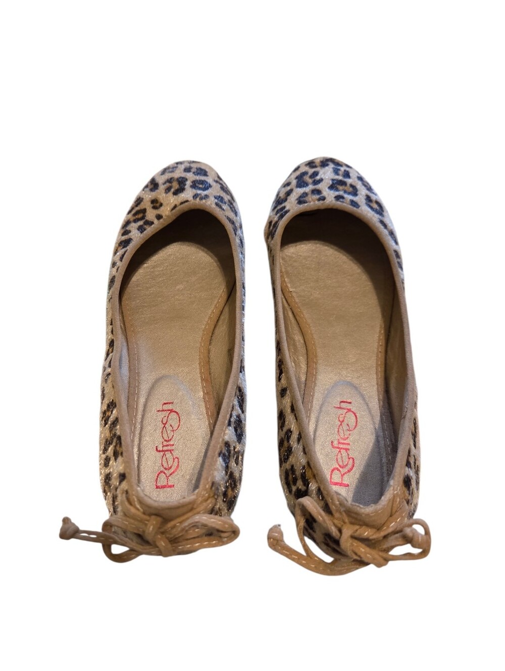 Refresh Leopard Print Flats Size 8